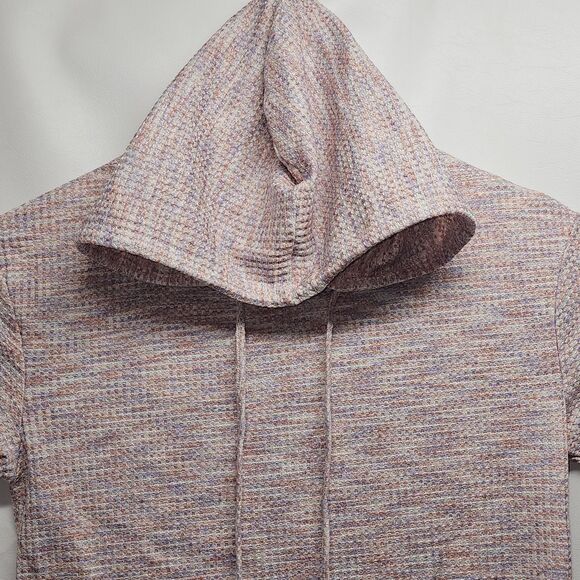 SHEIN Curve Women’s 1XL Multicolor Knit Hoodie Pullover 95% Polyester 5% Elastan - Picture 3 of 16